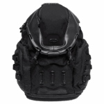 High-quality black racing backpack with multiple compartments, ideal for motorsport enthusiasts and racewear gear storage. Durable design perfect for Grand Prix race events and racing accessories.
