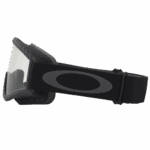Oakley L Frame MX Goggle with black strap and clear lens for motocross riding.