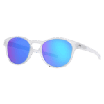 Oakley Latch Sunglasses - Matte Clear - Prizm Sapphire Polarised Lens