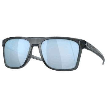 Oakley Leffingwell Sunglasses - Crystal Black Prizm Deep Water Polar Lens