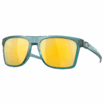 Oakley Leffingwell Sunglasses - Matte Artic Surf Prizm 24K Polarized Lens