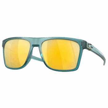 Oakley Leffingwell Sunglasses - Matte Artic Surf Prizm 24K Polarized Lens