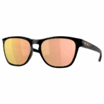 Oakley Manorburn Sunglasses - Polished Black - Prizm Rose Gold Lens