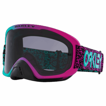 Oakley O Frame 2.0 Pro MX Goggle - Celeste Purple Viper - Dark Grey Lens