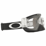 Oakley O Frame 2.0 Pro Roll Off MX Goggle with black strap and clear lens for motocross racing.