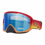 Oakley O Frame 2.0 Pro TLD Red Orange MX Goggle - Black Ice Iridium Lens