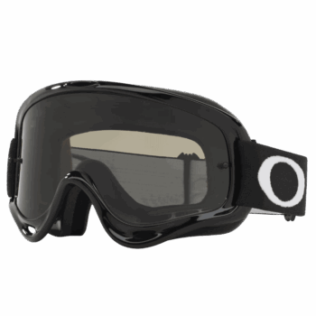 Oakley O Frame Moto MX Goggle - Jet Black - Dark Grey Lens