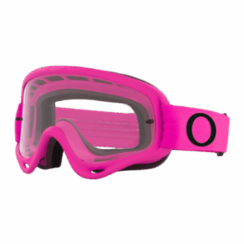 Oakley O Frame Moto MX Goggle - Pink Strap - Clear Lens