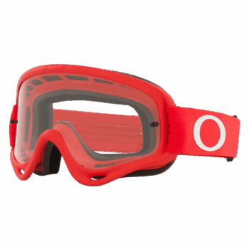 Oakley O Frame Moto MX Goggle - Red - Clear