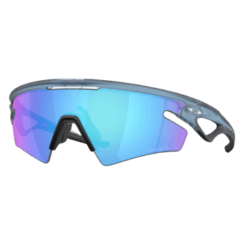 Oakley Sphaera Slash Sunglasses - Matte Transparent Stonewash - Prizm Sapphire Polarised Lens