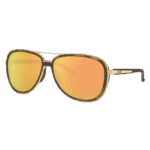 Oakley Split Time Sunglasses - Brown Tortoise - Gold - Rose Gold Polarised Lens