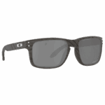 Oakley Sylas Moto GP sunglasses with dark grey frame and tinted lenses, designed for racing and outdoor activities.
