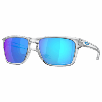 Oakley Sylas Sunglasses - Polished Clear / Prizm Sapphire Lens