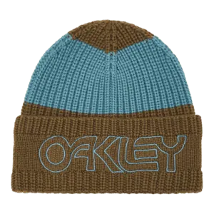 Oakley TNP Deep Cuff Beanie - Brown Light Blue