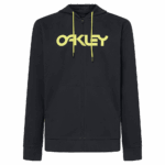 Oakley Teddy Full Zip Hoodie - Black Yellow