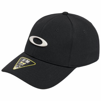 Black racing cap with white oval logo, designed for motorsport enthusiasts, featuring adjustable fit and durable fabric. Perfect for racewear and motorsport events.