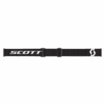 Scott Fury Enduro clear goggles strap with black and white branding for motocross and off-road riding.