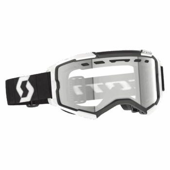 Scott Fury Enduro Goggles - Black White - Clear Lens
