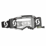 Scott Fury WFS Goggles - Black White - Clear Lens