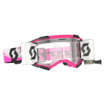 Scott Fury WFS Goggles - Pink Black - Clear Lens