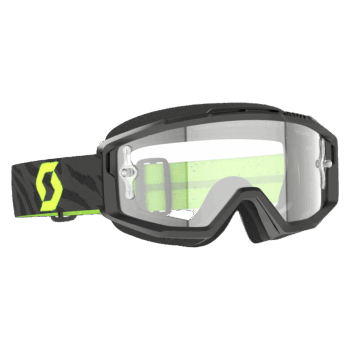 Scott Googles Split OTG - Black - Neon Yellow - Clear Lens