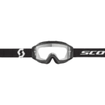Scott Split OTG Goggles for motocross and off-road riding, featuring a clear lens and adjustable strap for a secure fit.