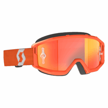 Scott Primal Chrome Goggles - Orange White - Orange Chrome