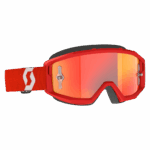 Scott Primal Chrome Goggles - Red White - Orange Chrome Lens