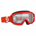 Scott Primal Clear Goggles - Red White - Clear Lens