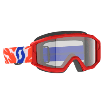 Scott Primal Goggles - Red - Clear Lens