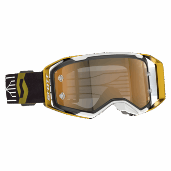 Scott Prospect 2.0 AMP Chrome Goggles - Black Gold - Gold Chrome Lens