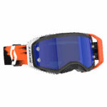 Scott Prospect 2.0 AMP Chrome Goggles - Black - Neon Orange - Blue Chrome Lens