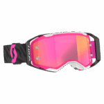 Scott Prospect 2.0 Chrome Goggles - Black Pink Strap - Pink Chrome Lens