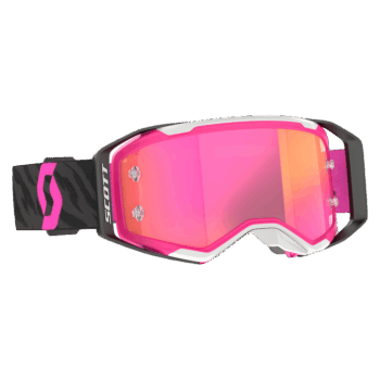 Scott Prospect 2.0 Chrome Goggles - Black Pink Strap - Pink Chrome Lens