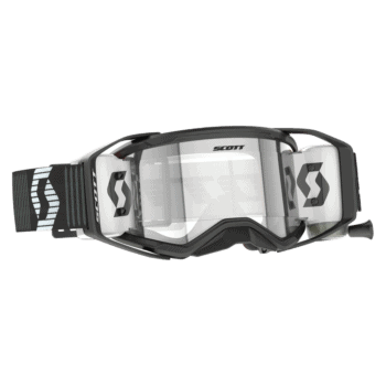 Scott Prospect 2.0 WFS Goggles - Black White Strap - Clear Lens
