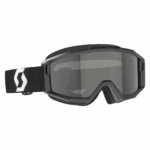 Scott Split OTG Sand Dust Goggles - Black White - Dark Grey Lens