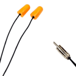 Autotel Foam Earpieces - RCA Phono Cable