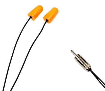 Autotel Foam Earpieces - RCA Phono Cable