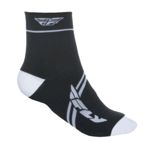 FLY Racing Action Sock - White Black