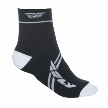 FLY Racing Action Sock - White Black