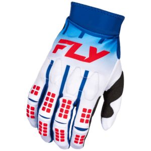 FLY Racing Evo 2025 DST Gloves - Red White Blue