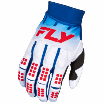 FLY Racing Evo 2025 DST Gloves - Red White Blue