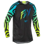 FLY Racing Evo 2025 DST Jersey - Black - Blue - Yellow - Front