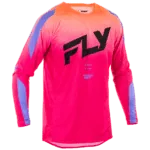 FLY Racing Evo 2025 DST Jersey - Pink - Lavender - Black - Front