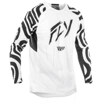 FLY Racing Evo 2025 DST Jersey - White - Black - Front