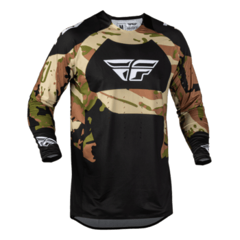 FLY Racing Evolution 2027 DST Hunt Jersey - Black - Camo - Front