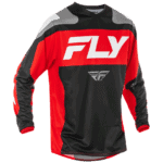 FLY Racing F-16 2025 Jersey - Black - Red - White - Front