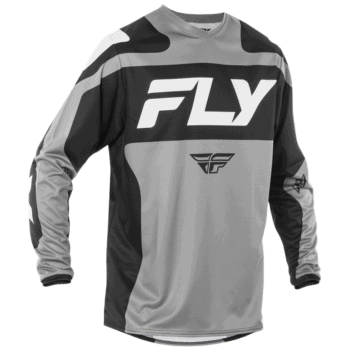 FLY Racing F-16 2025 Jersey - Black - White - Front