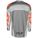 FLY Racing F-16 2025 Jersey - Grey - Orange - Back