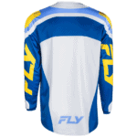 FLY Racing F-16 2025 Jersey - White - Dark Blue - Yellow - Back